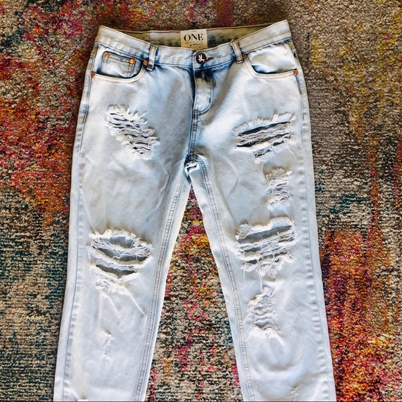 One Teaspoon Straight Leg Awesome Baggies - Picture 1 of 6